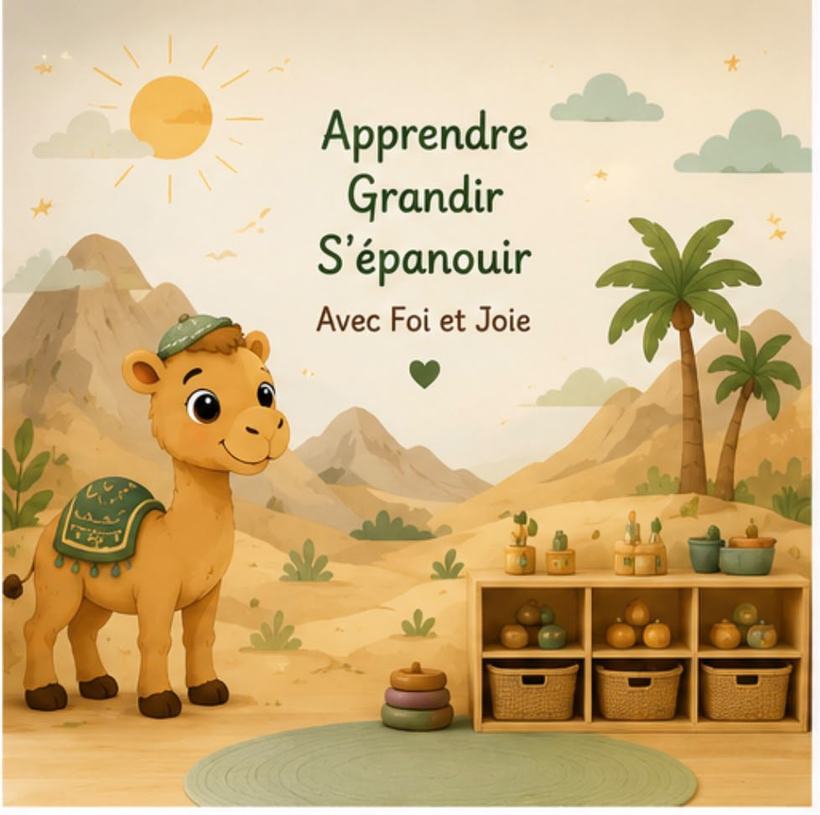 Illustration Hanana Kids : apprendre, grandir, s'épanouir avec foi et joie