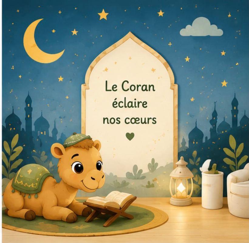Illustration Hanana Kids : le Coran éclaire nos cœurs